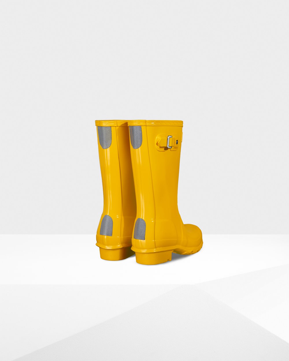 Botas de Lluvia Hunter Niños - Original Big Gloss - Amarillos - WPTSNOZ-06